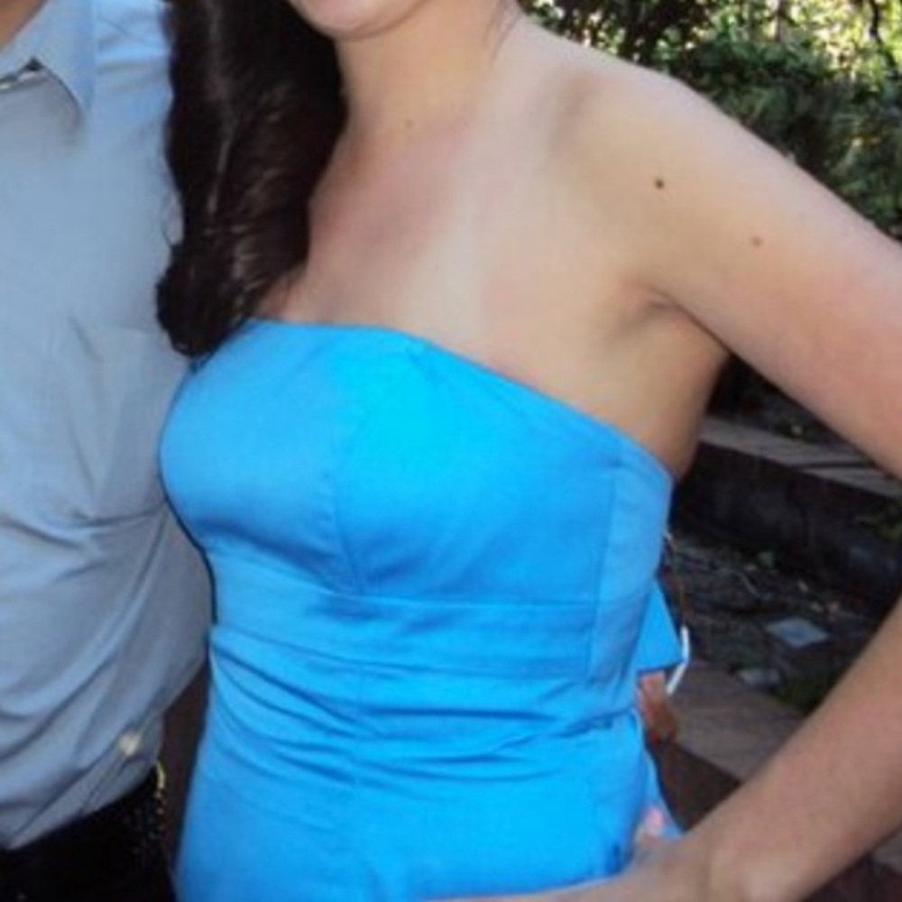 Blue David’s Bridal Bridesmaid dress
